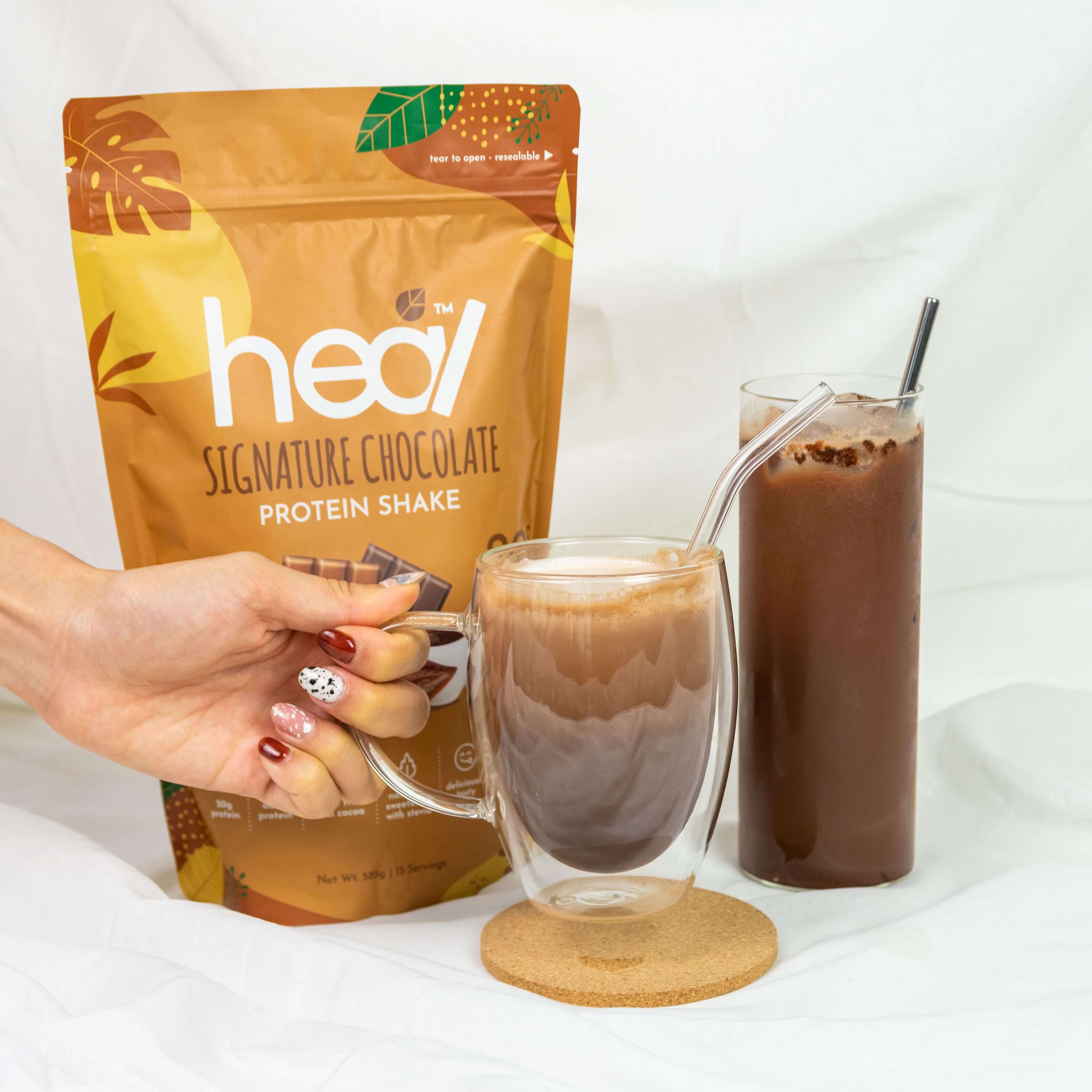 Heal Signature Chocolate Protein Shake 3x Sachets Bundle (39g)